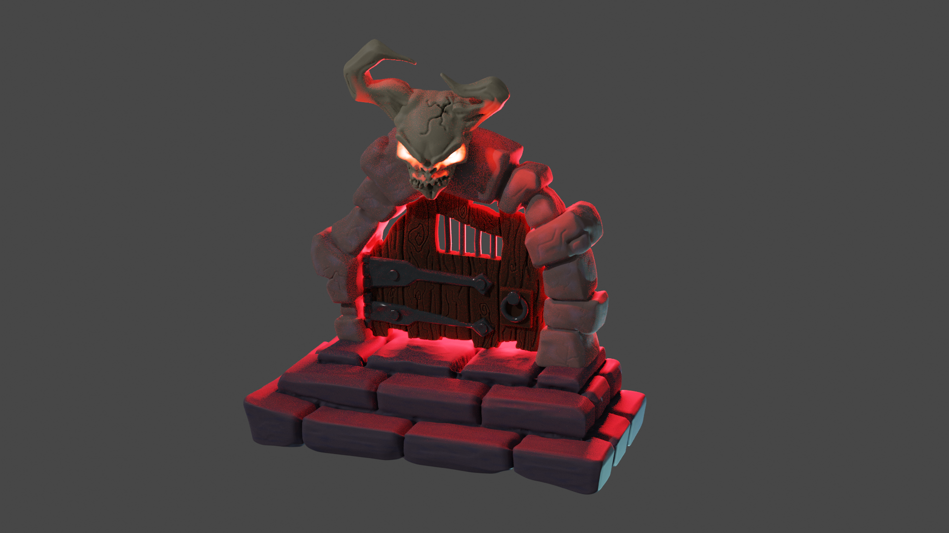 Nate's twist on Grant Abbit's Dungeon Door tutorial preview image 1