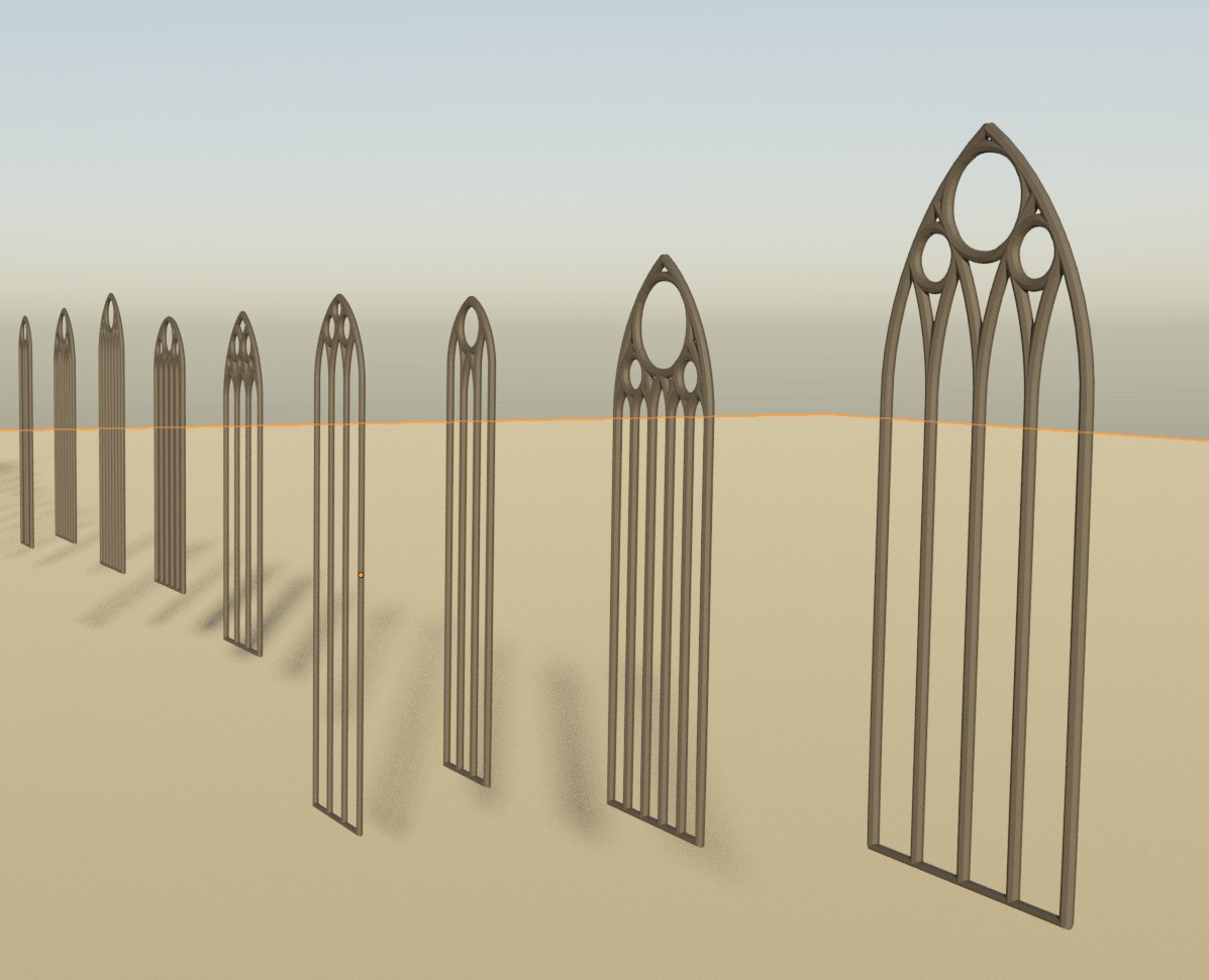 Gothic windows preview image 1