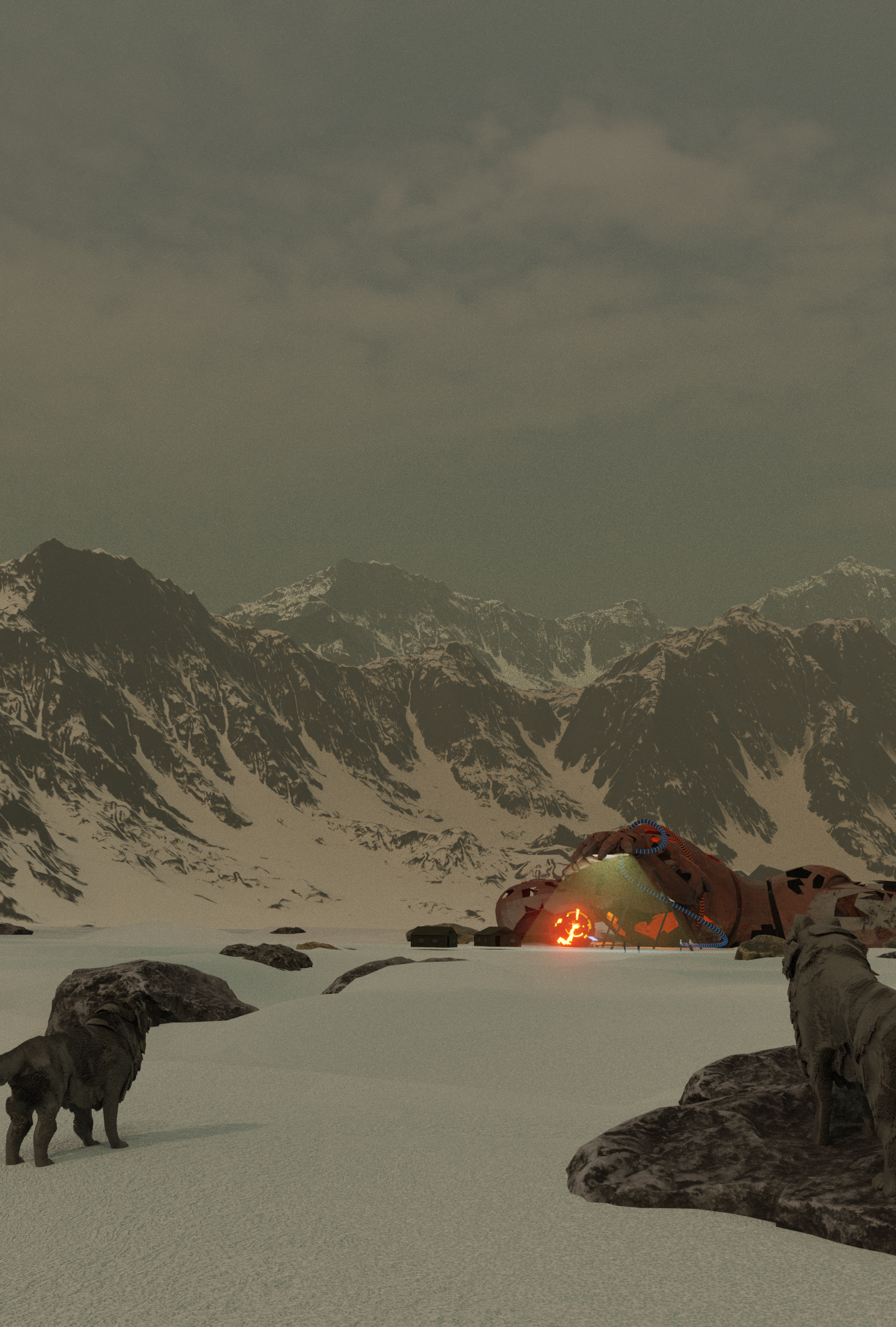 snow mountains preview image 1