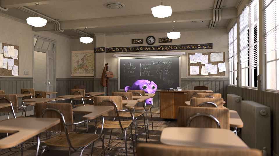 Fast Render 3D Animation by using 2D Textures masks preview image 1