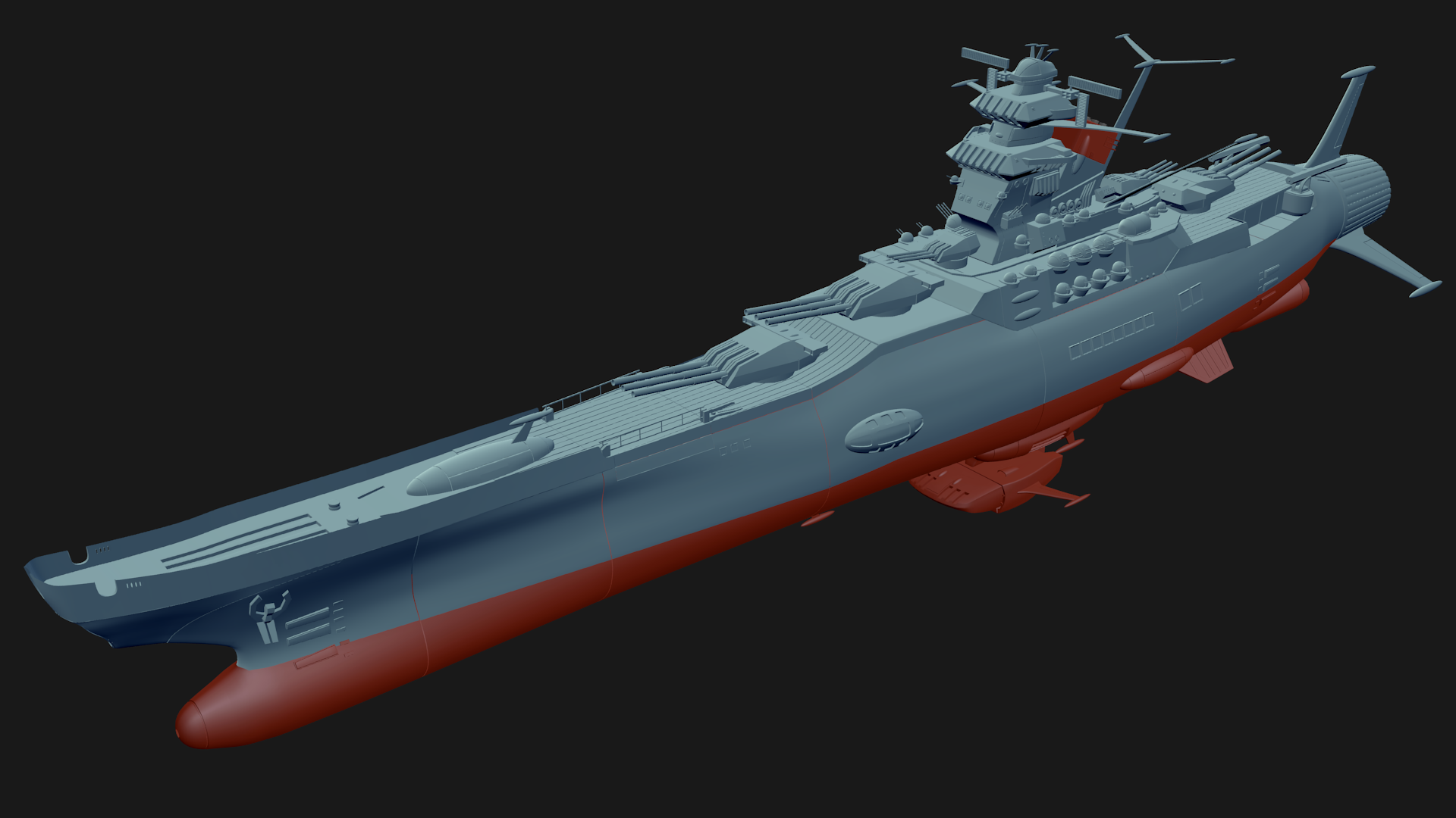 Blend Swap Space Battleship Yamato
