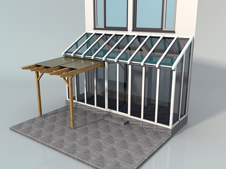 Winter Garden With Pergola preview image 1