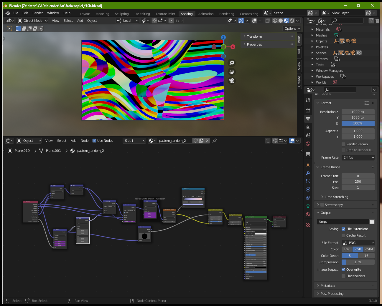 random color texture generation using shading nodes preview image 2