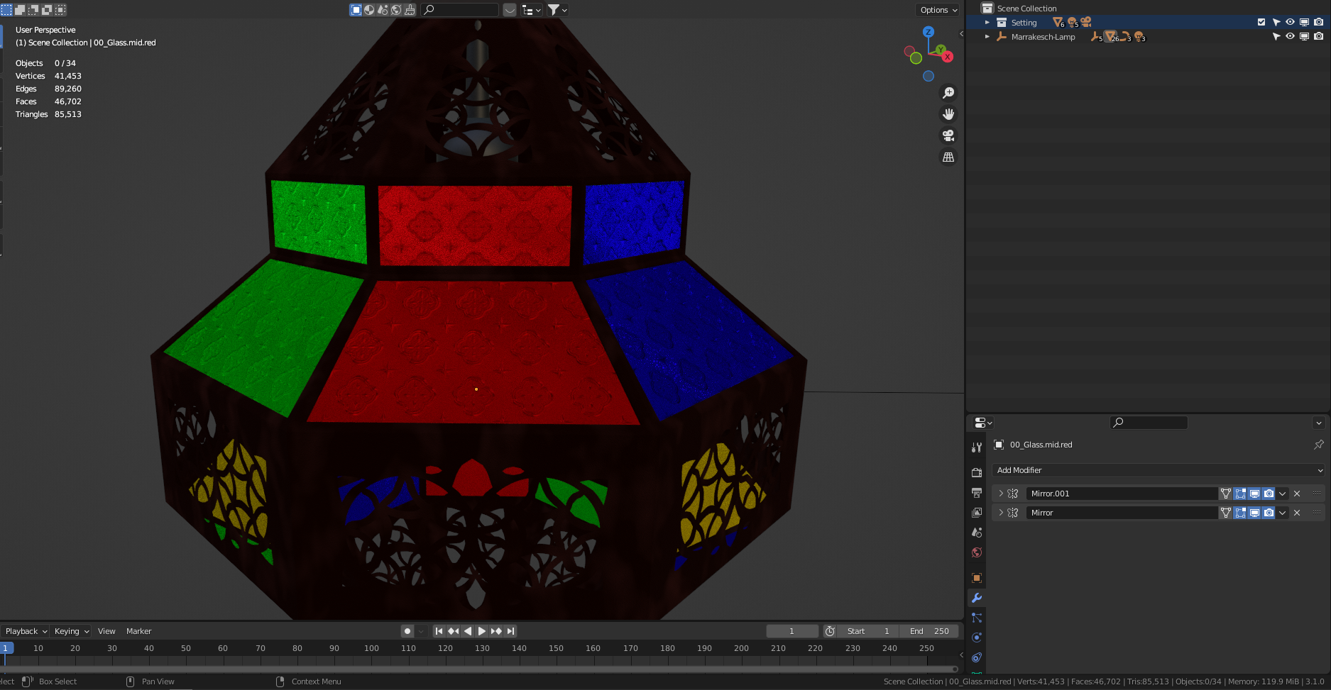 Old Oriental Ceiling Lamp preview image 4