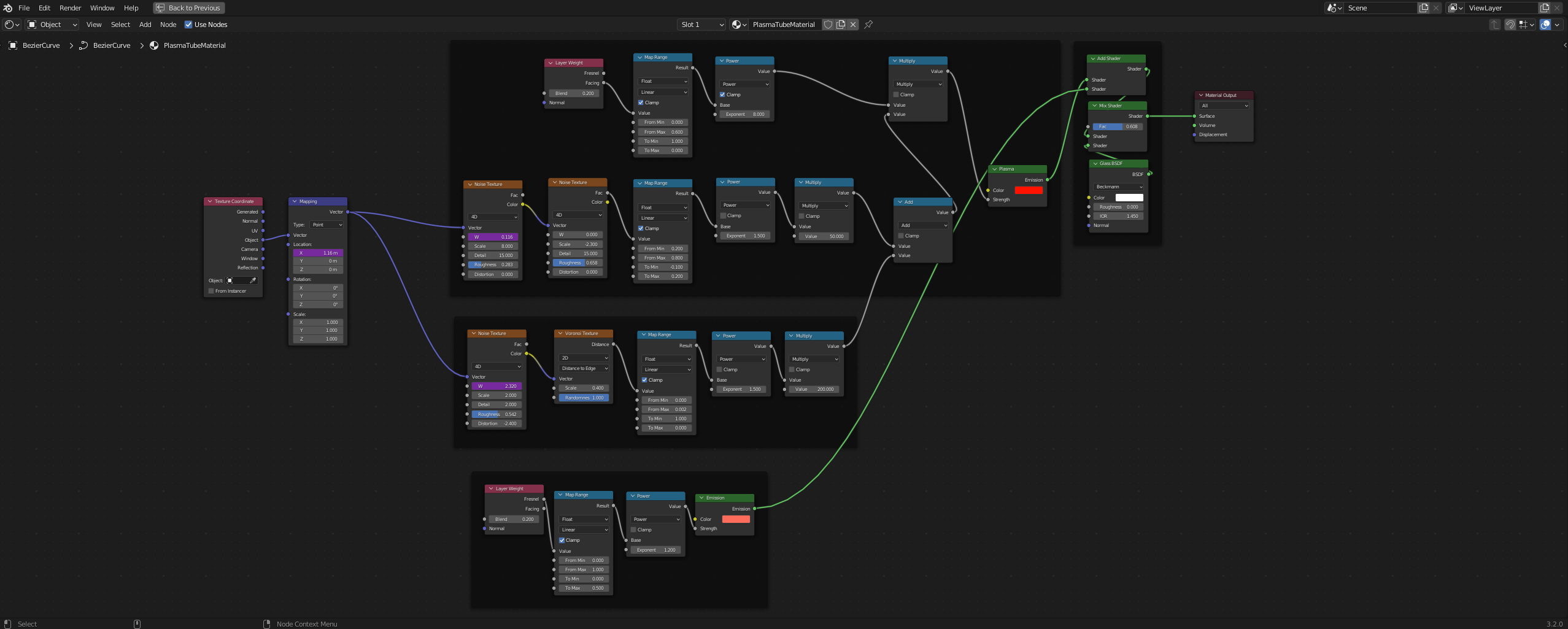 Plasma Tube Animated Shader preview image 2