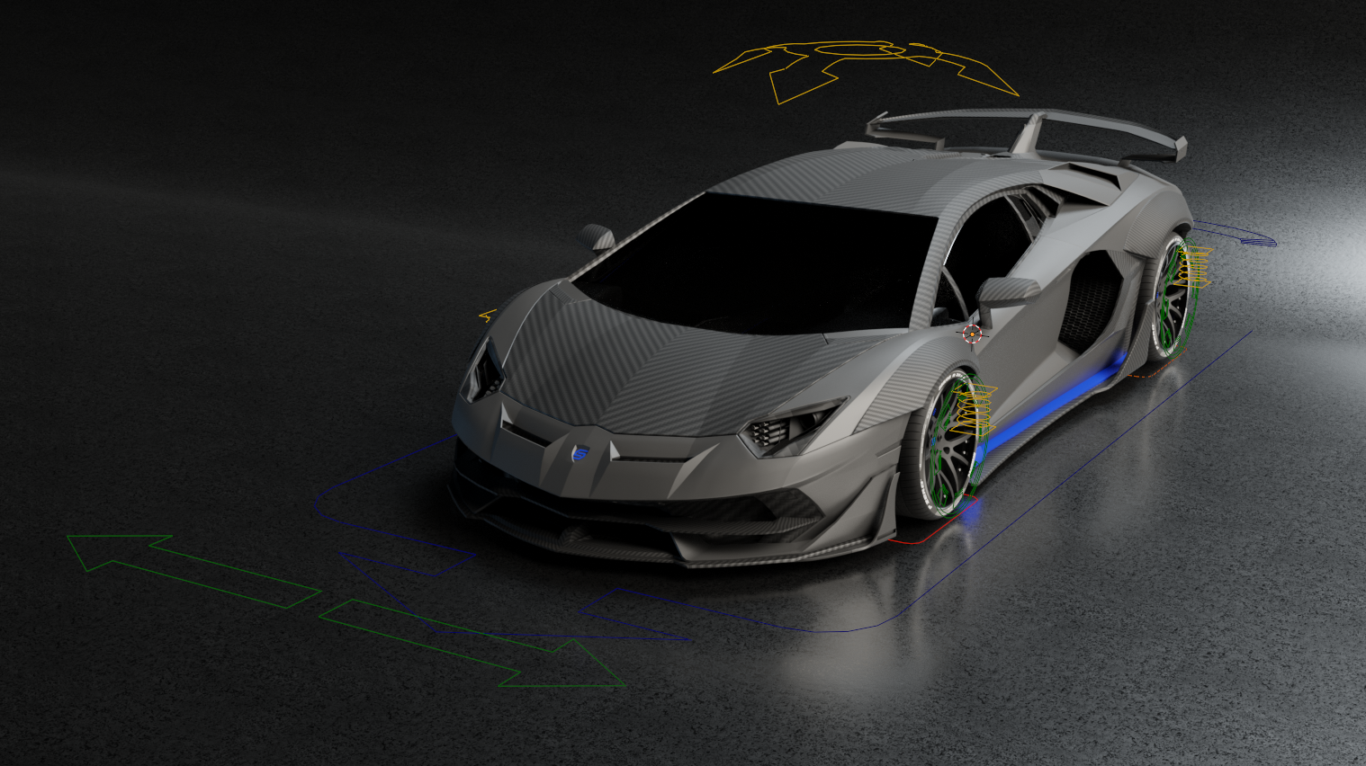 Aventador SVJ Black-Ghost preview image 1