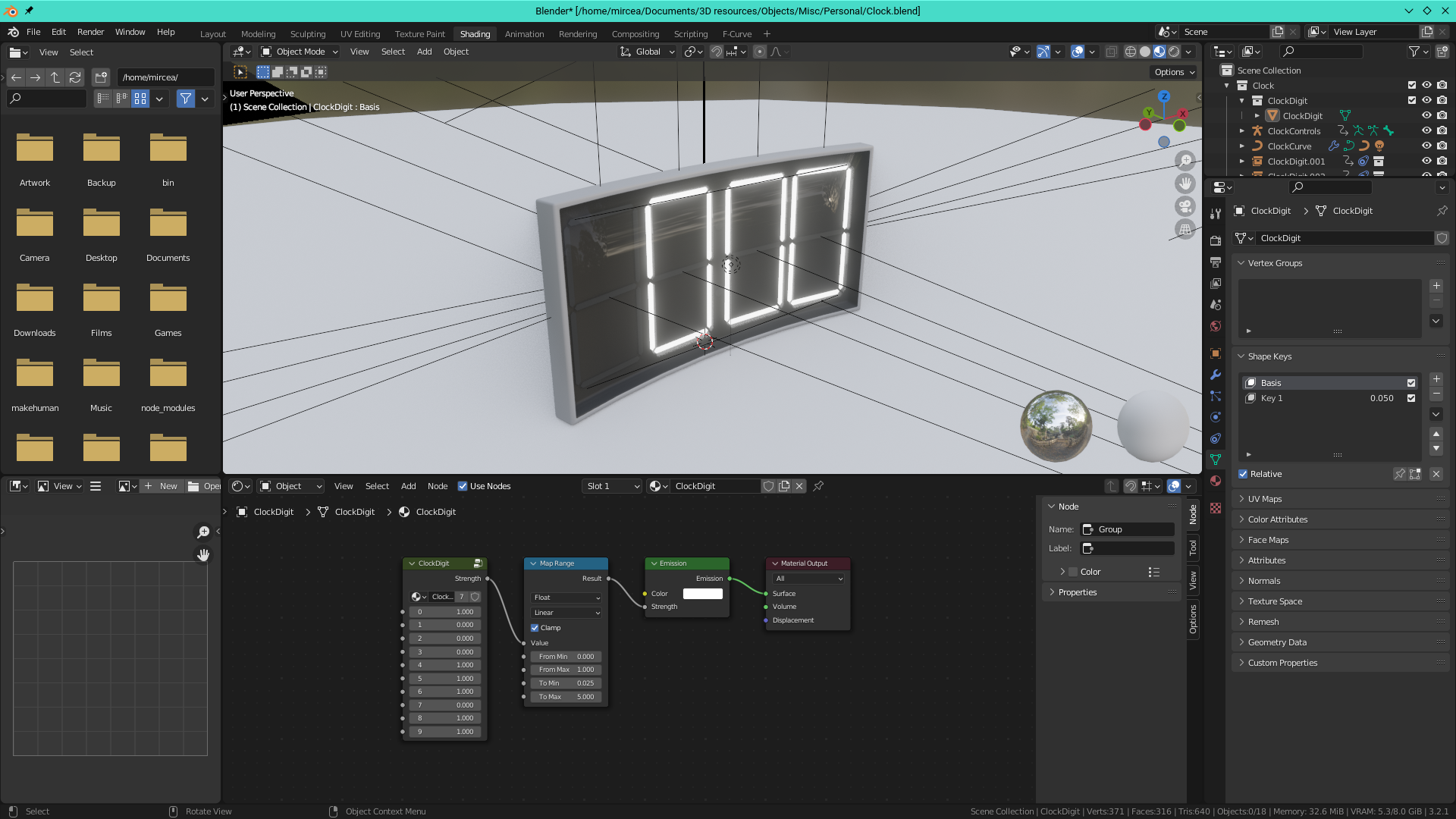 Animated digital clock preview image 3
