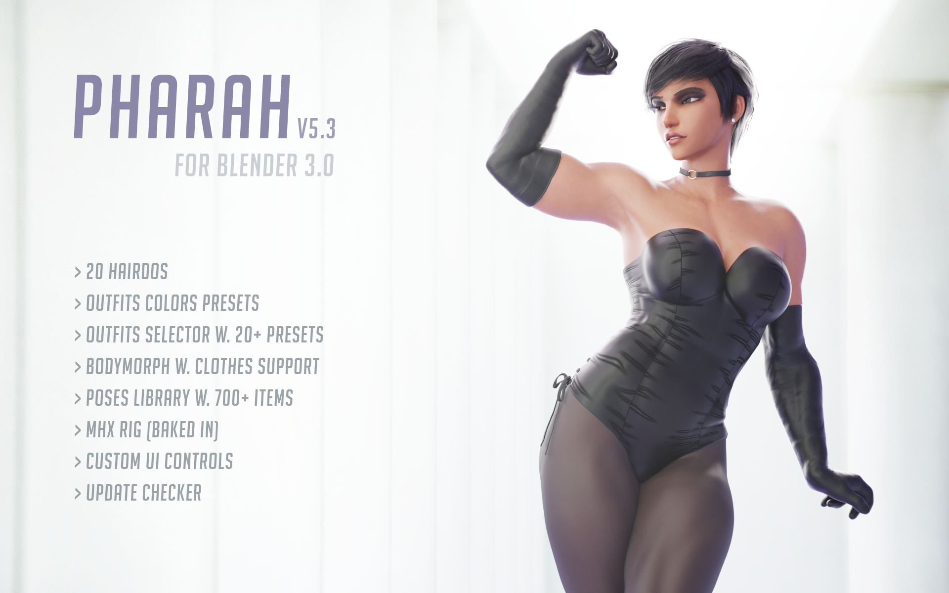 Pharah v5.3 for Blender 3.0 preview image 1