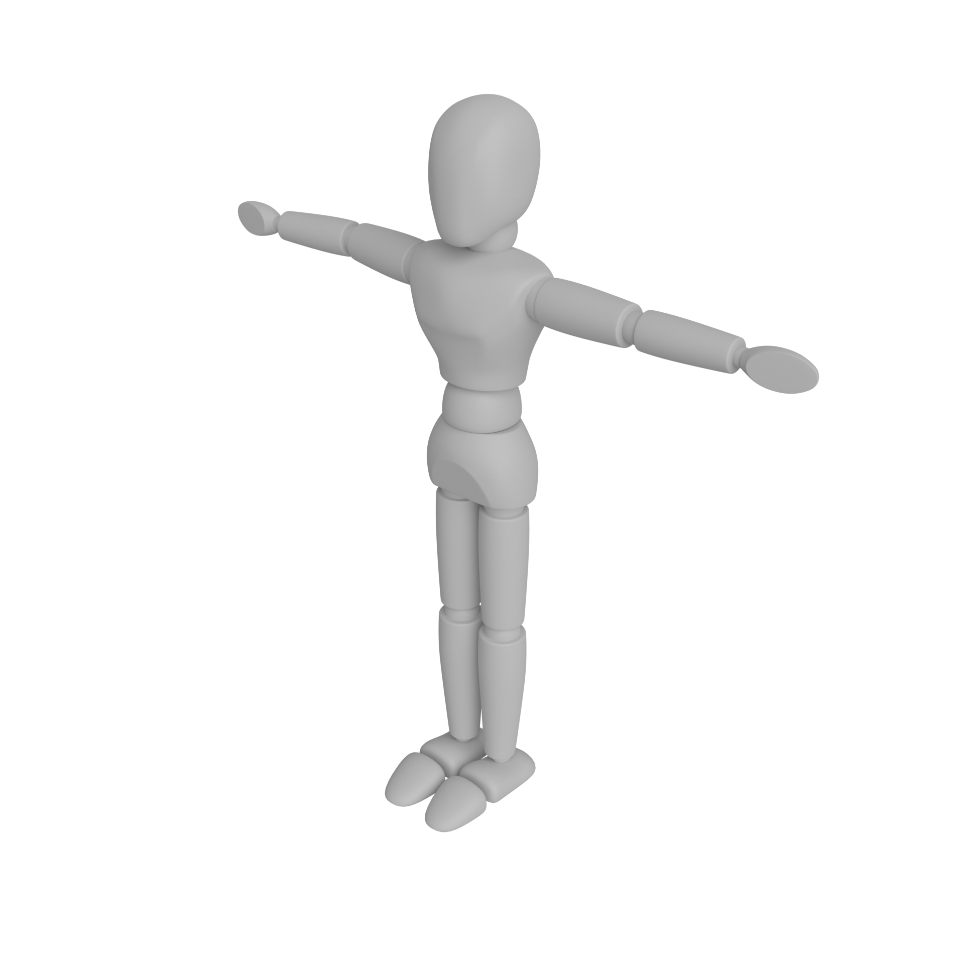 Drawing Poser with Simple IK Rig and Loomis Head for Artists preview image 1