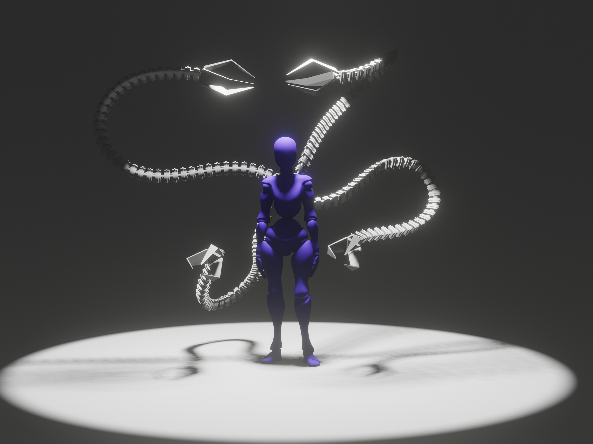 Robotic arm blend preview image 1