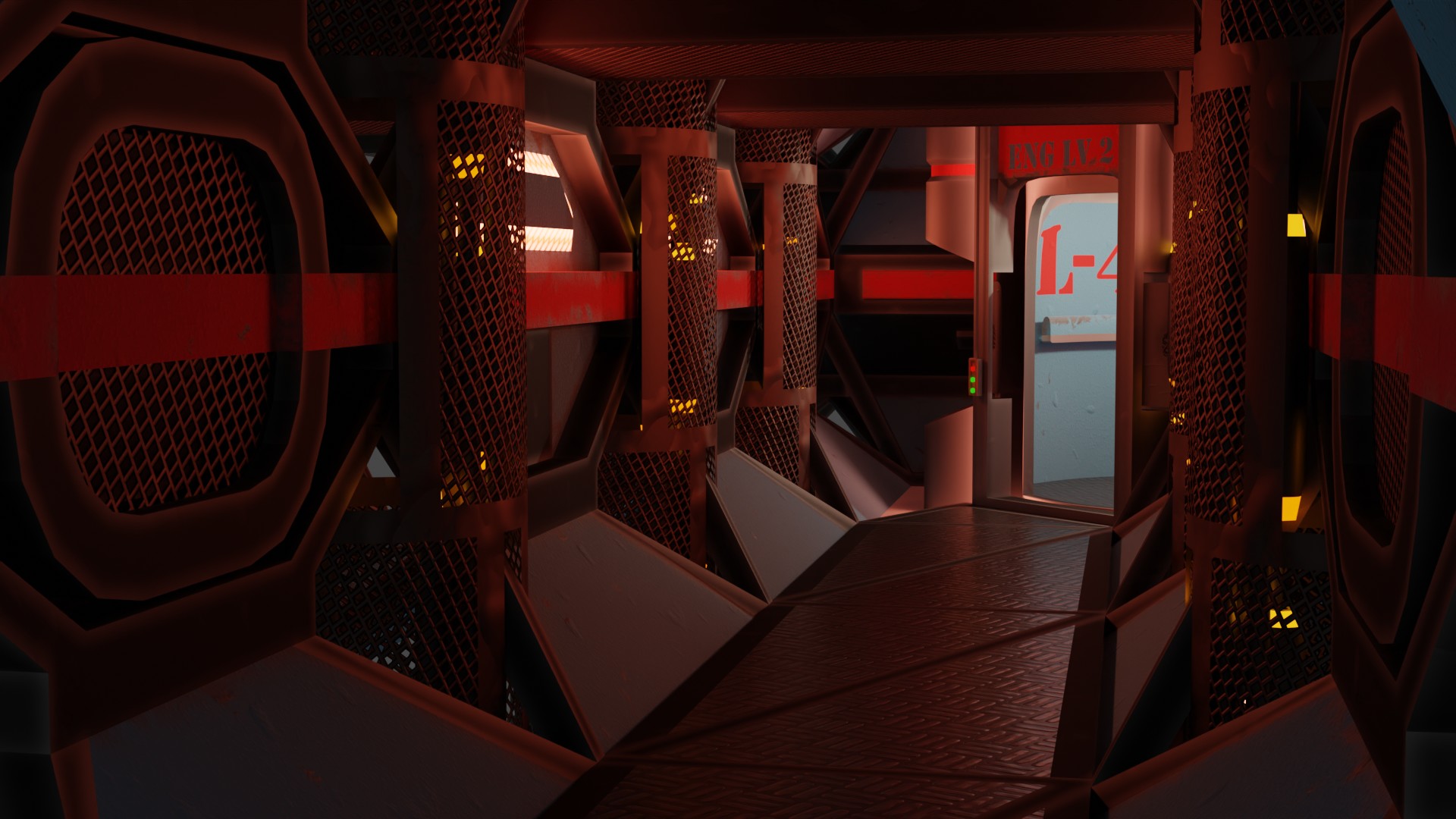 Chunky Scifi Corridor preview image 1