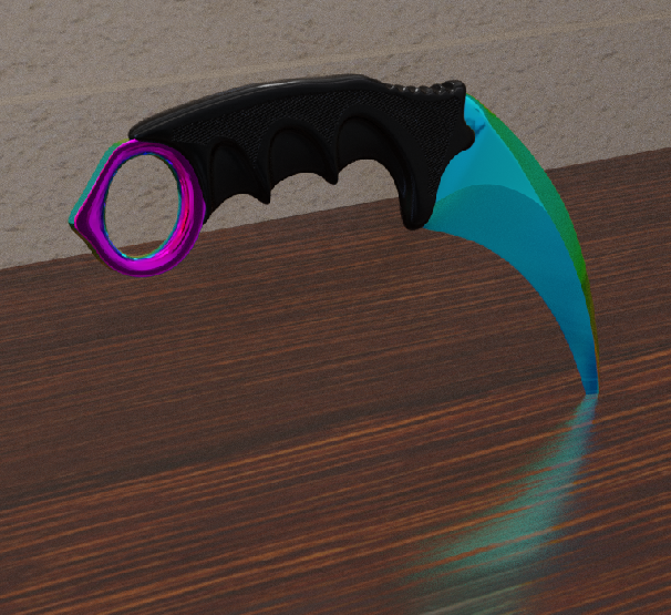 Rainbow Karambit preview image 1