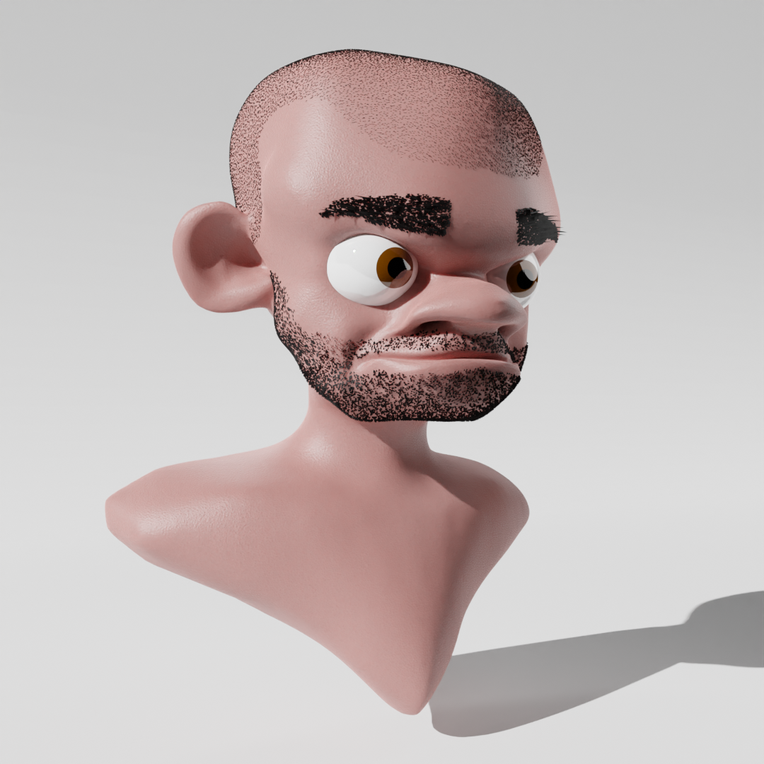 Cartoony Head preview image 1
