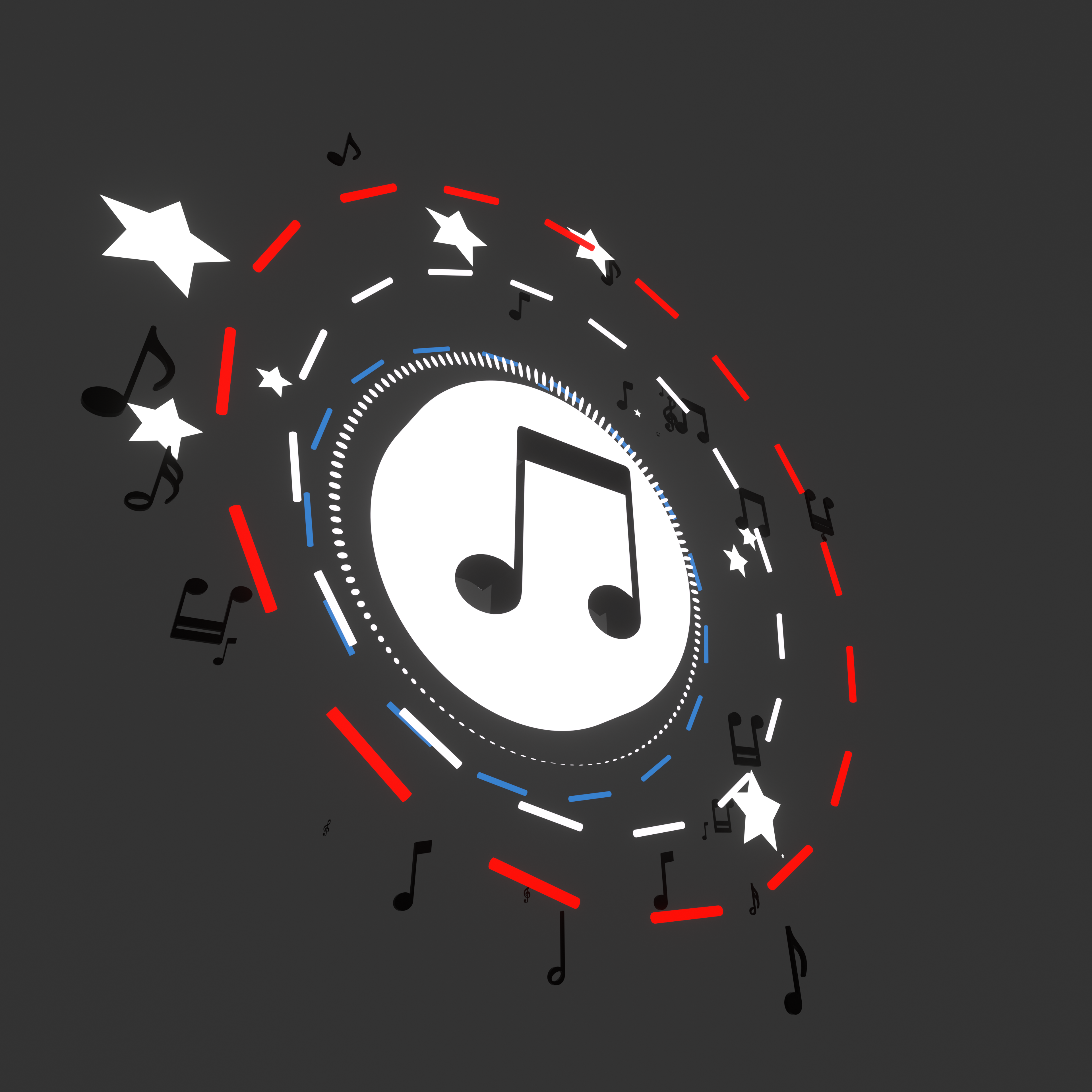 Composite Circles Audio Visualizer II AN preview image 1