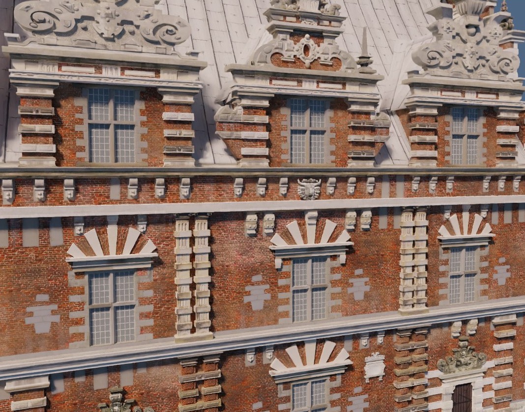 Dutch Architecture 3D Model preview image 2