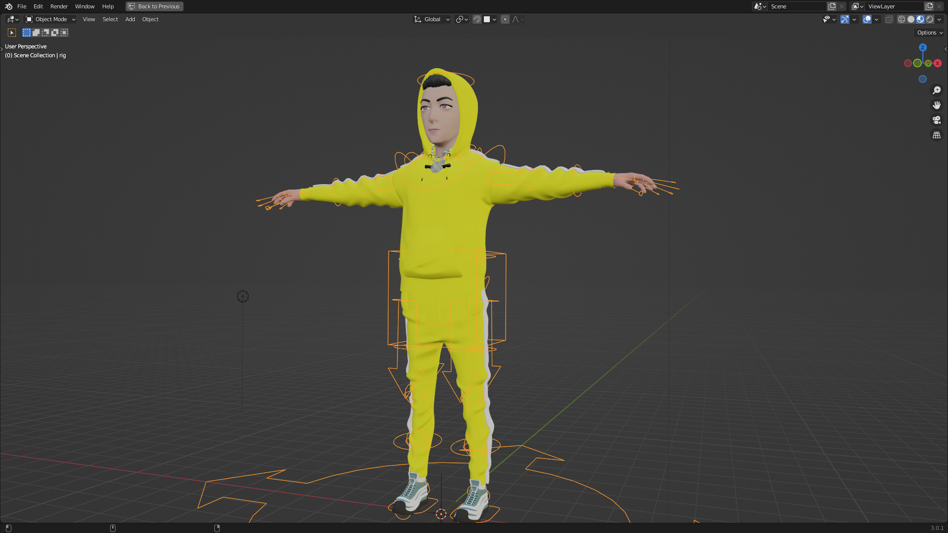 A cartoony male character preview image 1