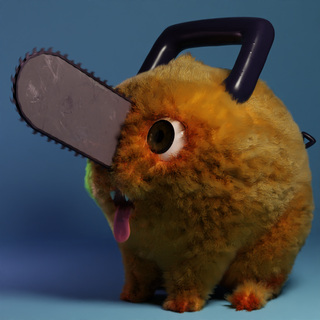 Pochita 3D Sculpt (FAN ART) preview image 1