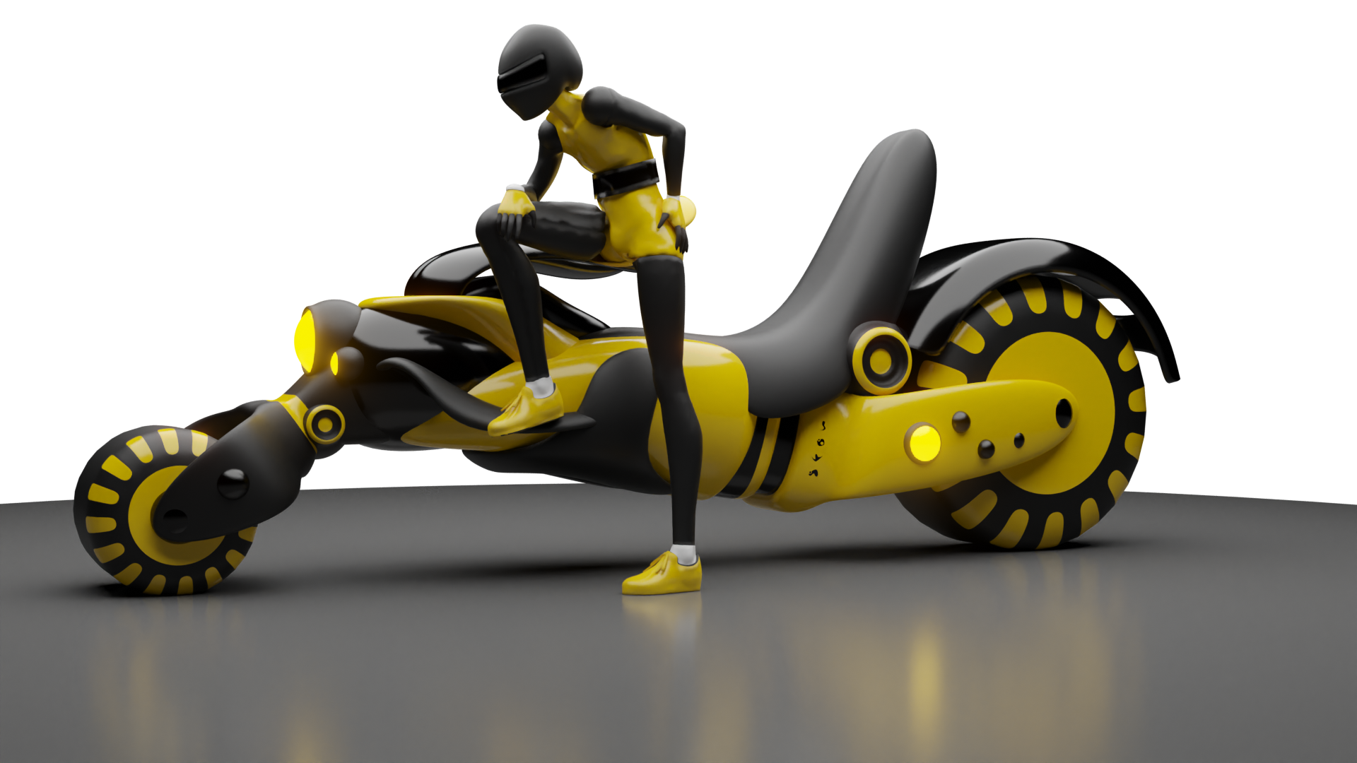 E-BUG Biker B - Concept Bug Motor Bike preview image 1