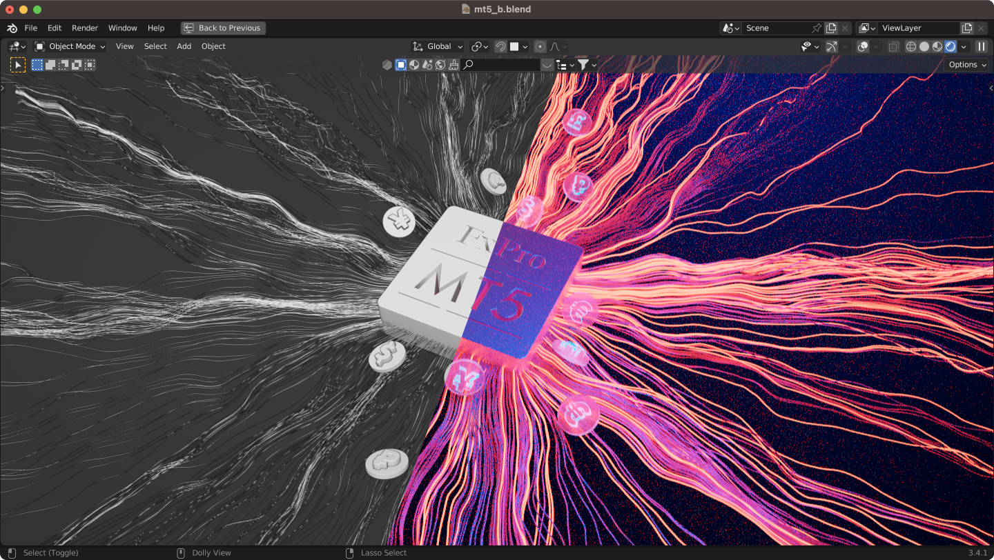 Abstract illustration for trading advertising preview image 1