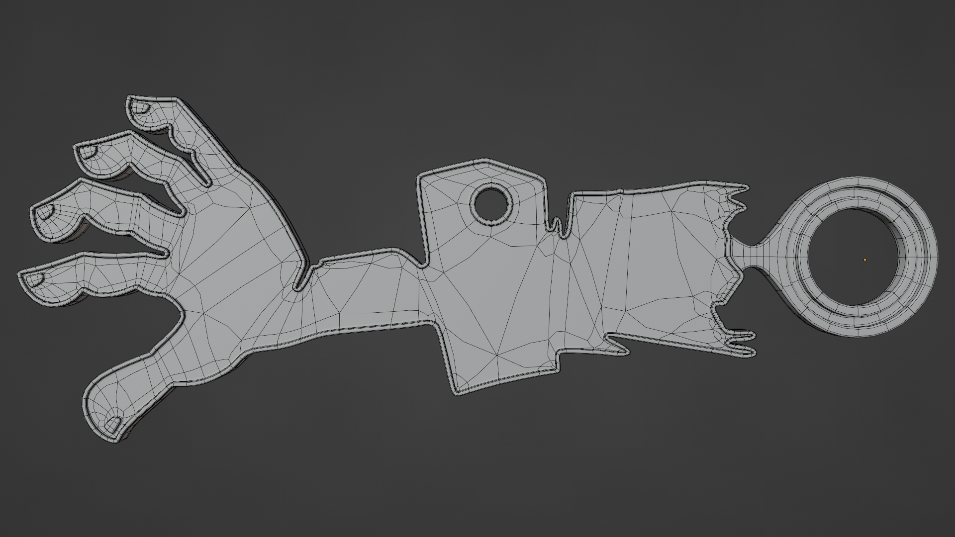 Zombie Hand - Printable 3D Pendant preview image 7