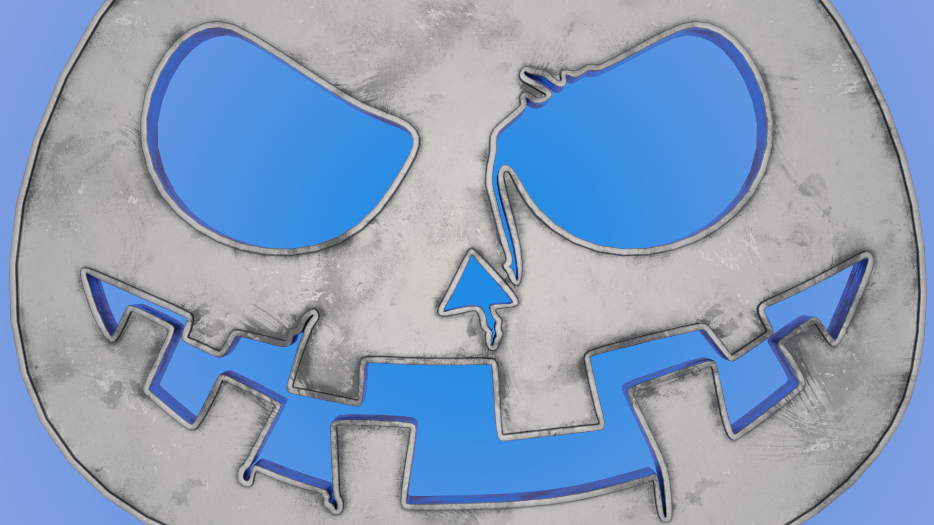 Mad Pumpkin - Printable 3D Pendant preview image 2