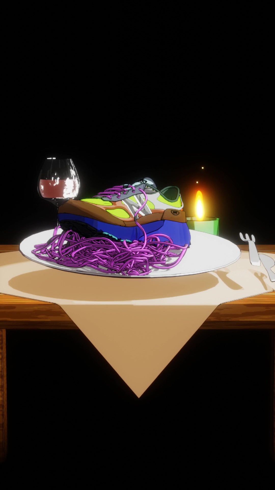 New Balance x Action Bronson 990 V6 (low poly) preview image 2