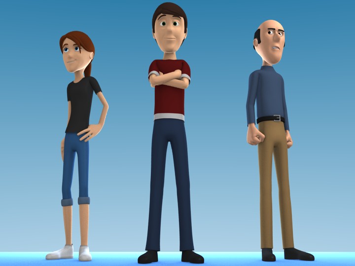 Cartoon Character Pack 1 preview image 1