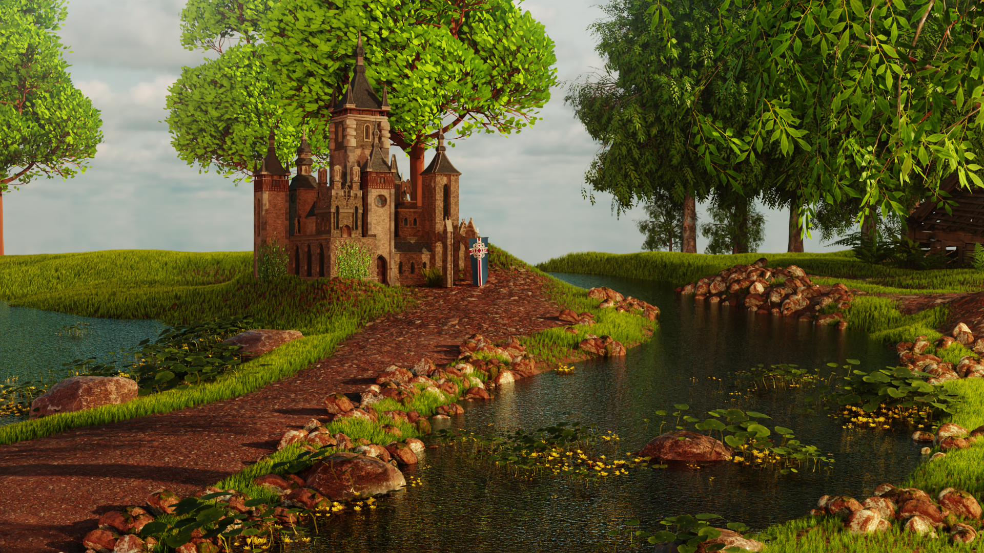 castle landscape preview image 1