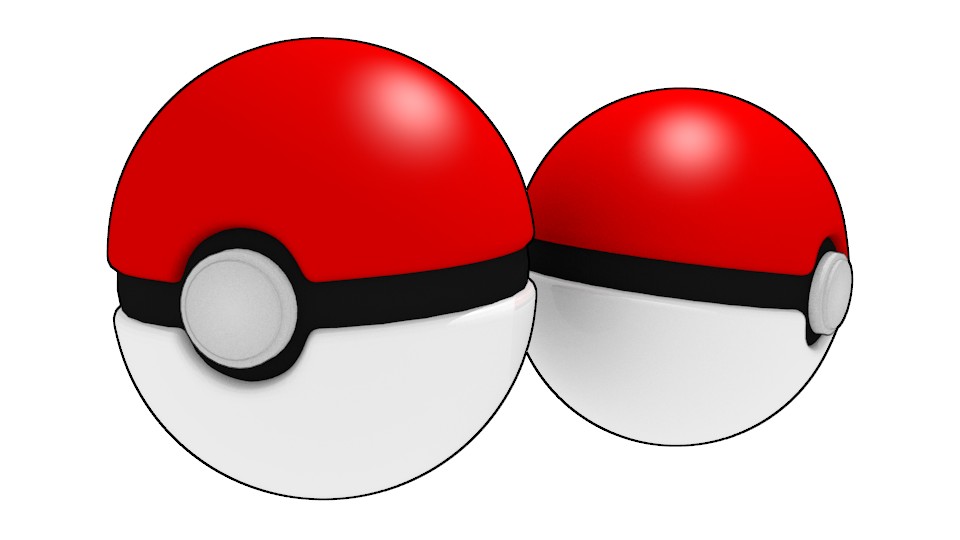 Cartoon Pokeball preview image 1