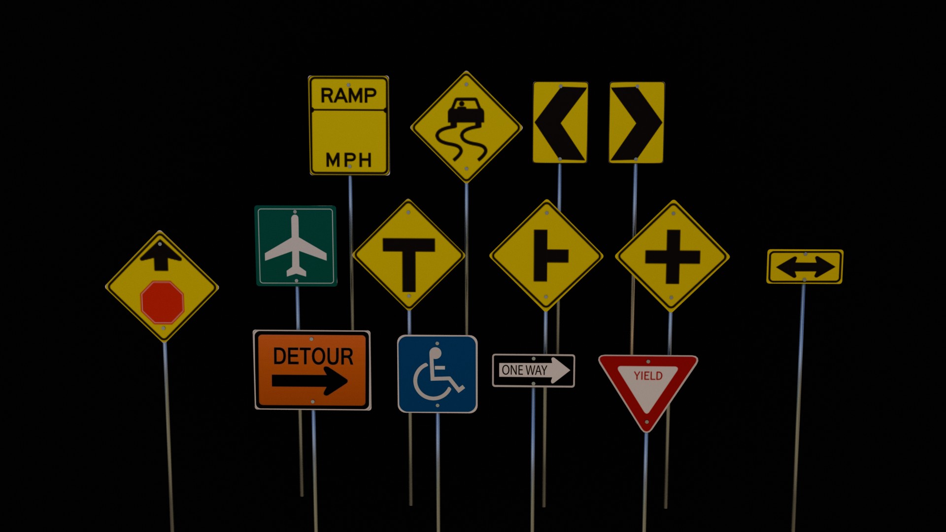 Street Signs, Group 2 preview image 1