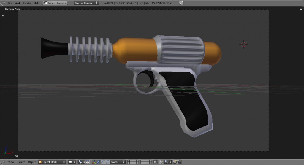 Old Fashion Ray Gun preview image 1