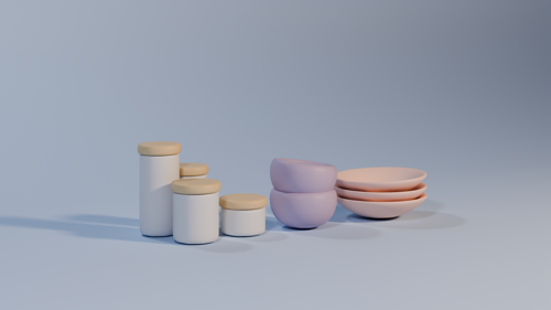 Kitchen Clutter Low Poly Asset preview image