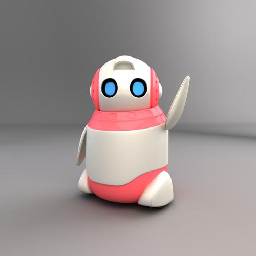 Blender Robot Pink preview image