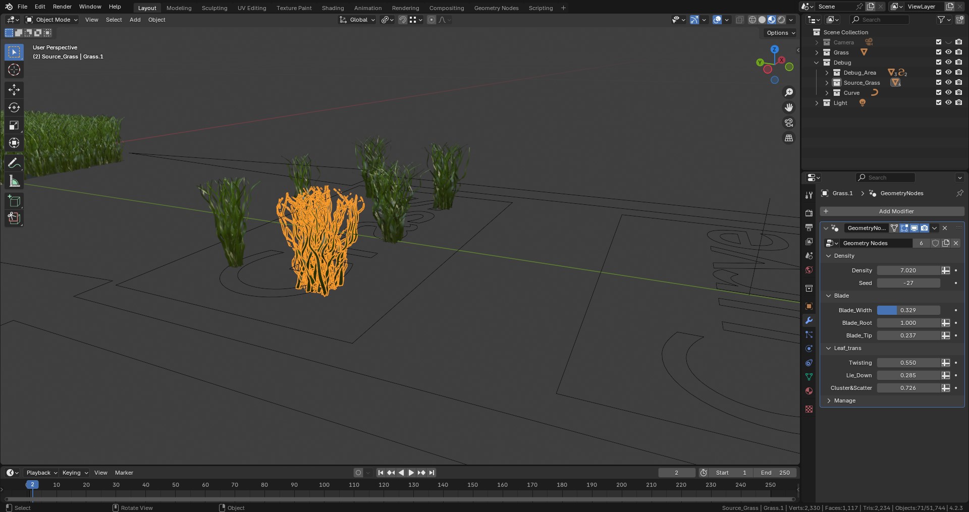 plastic decorative grass preview image 5