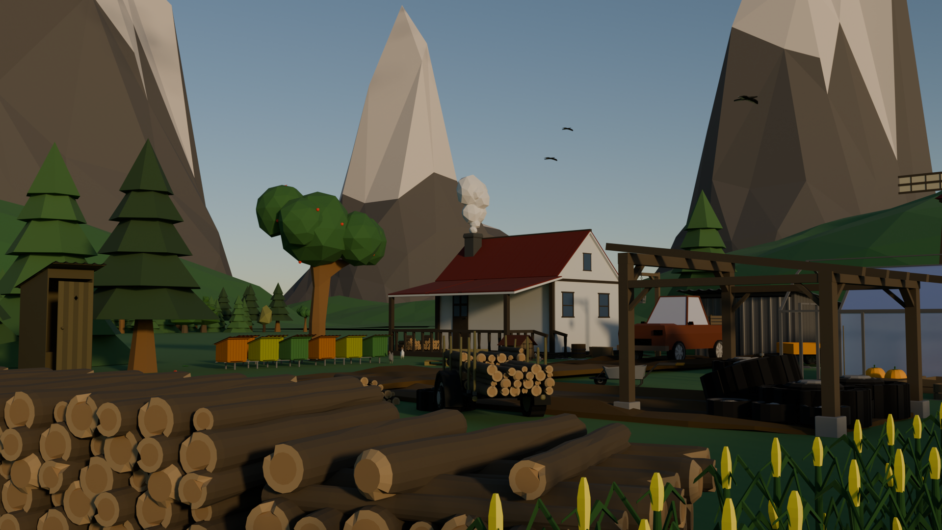 Low_Poly_Asset_Pack_Farm preview image 2