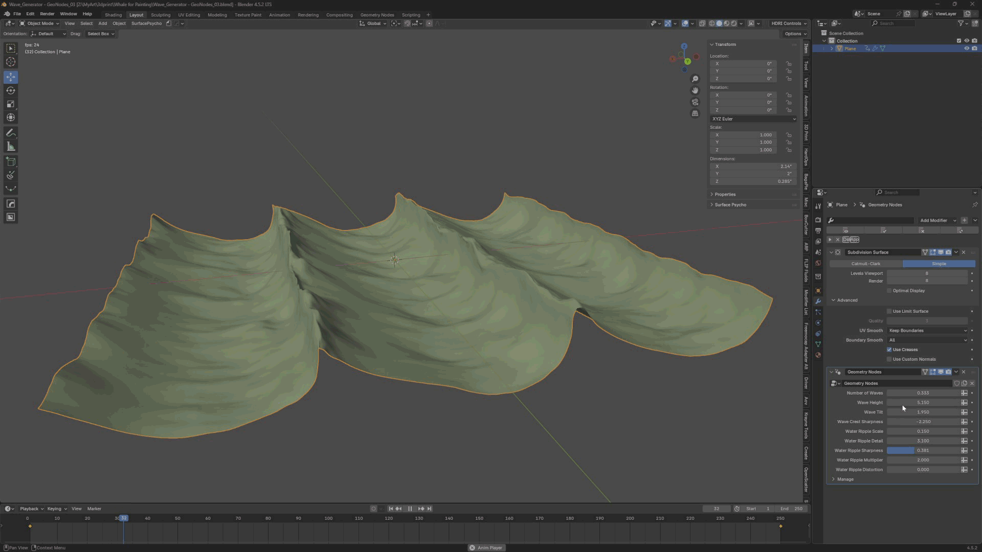 Ocean Wave Generator preview image