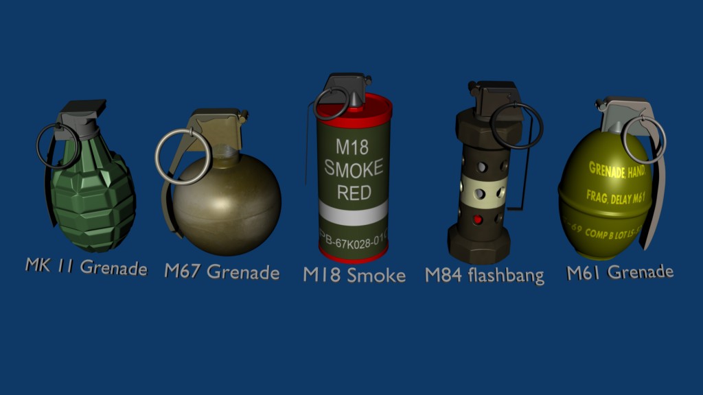 Grenade Pack (textured) preview image 1