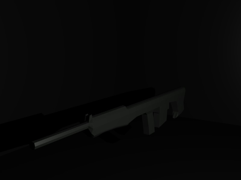 Rifle Base Mesh(Sci-Fi) preview image 1