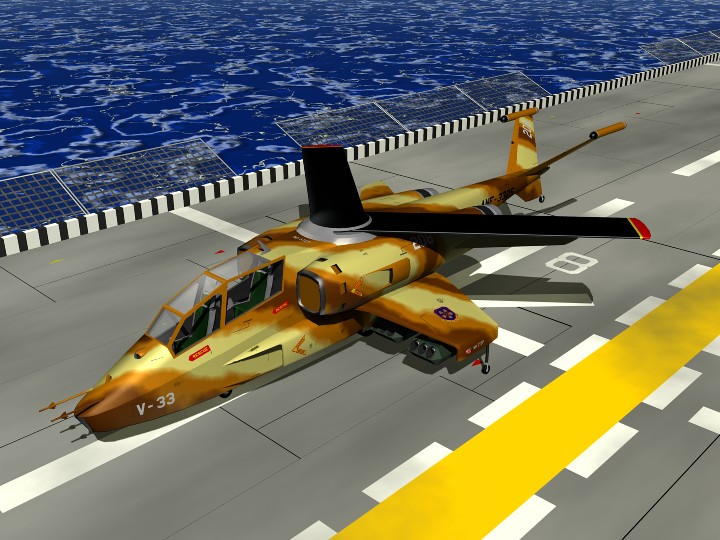 V-33 Jetcopter Gunship preview image 1