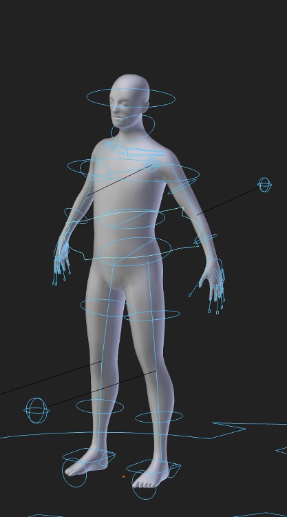 BaseMesh Rigged. preview image 1