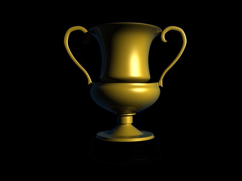 Cartoon Golden Trophy preview image 1
