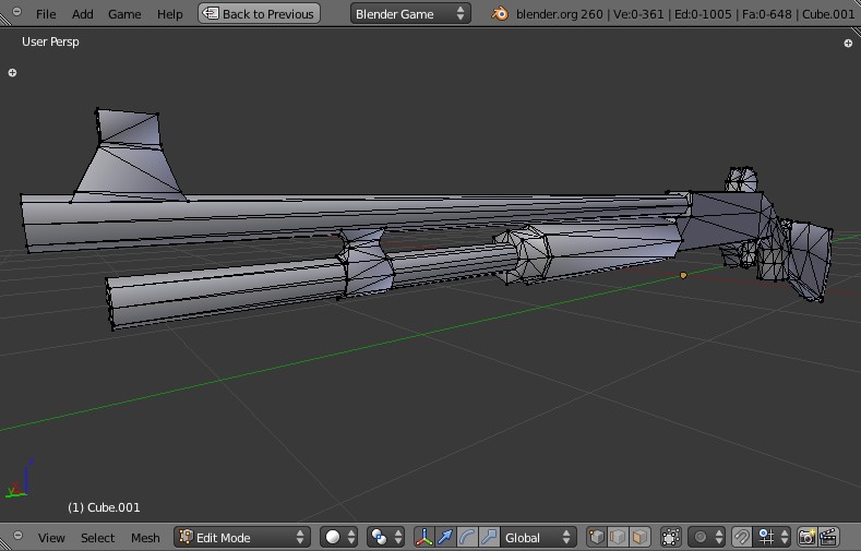 Shotgun Low Poly preview image 1
