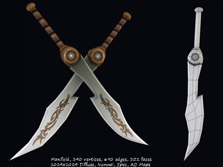 Tribal Long Sword preview image 1