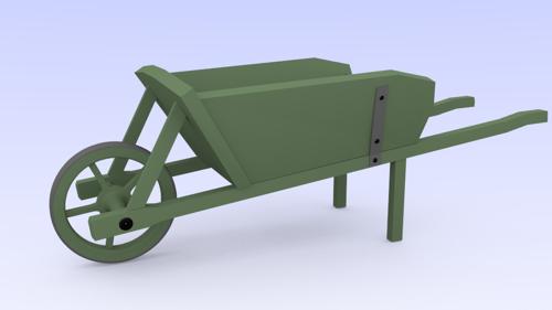 Wood Wheelbarrow preview image