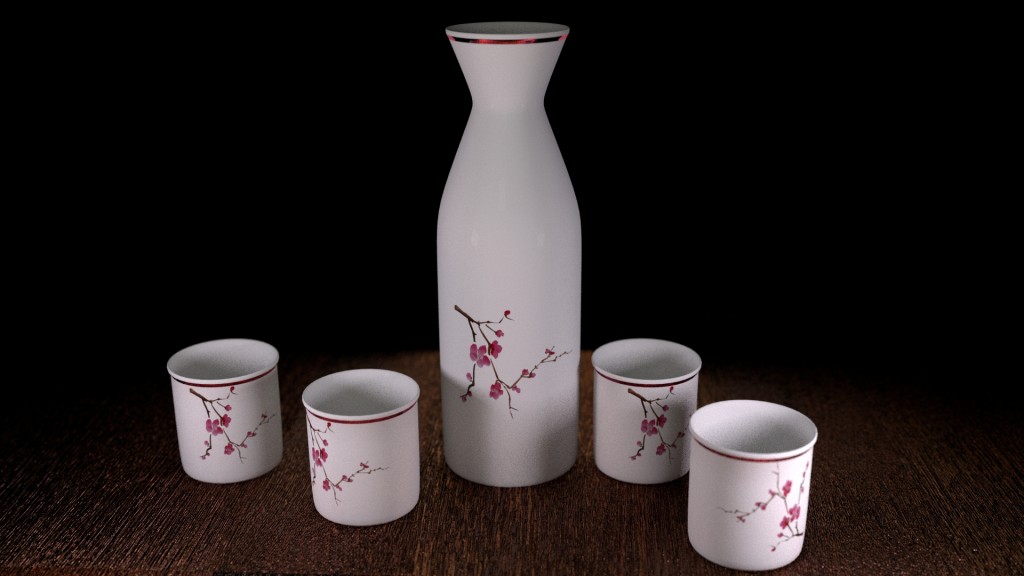 Simple Saki Set preview image 1