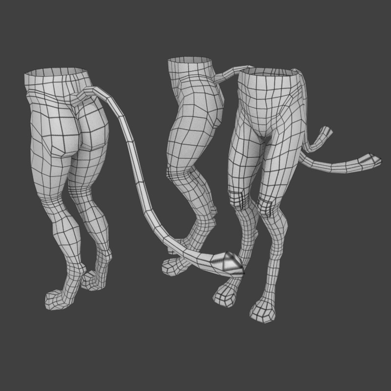 antrophomorphic legs preview image 1