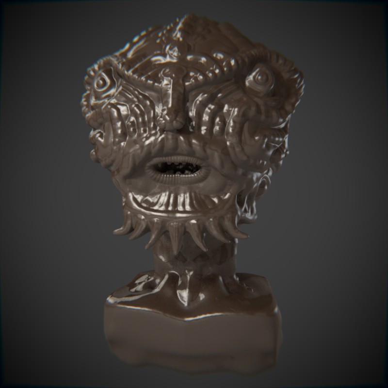 Water Alien Sculpture preview image 1