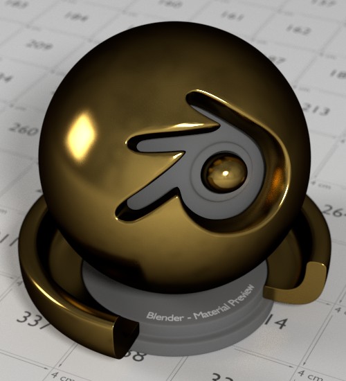 Gold Material for Cycles preview image 5
