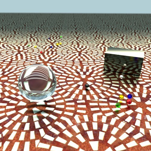 Seamless Mosaic Tile Texture In Cycles preview image 1