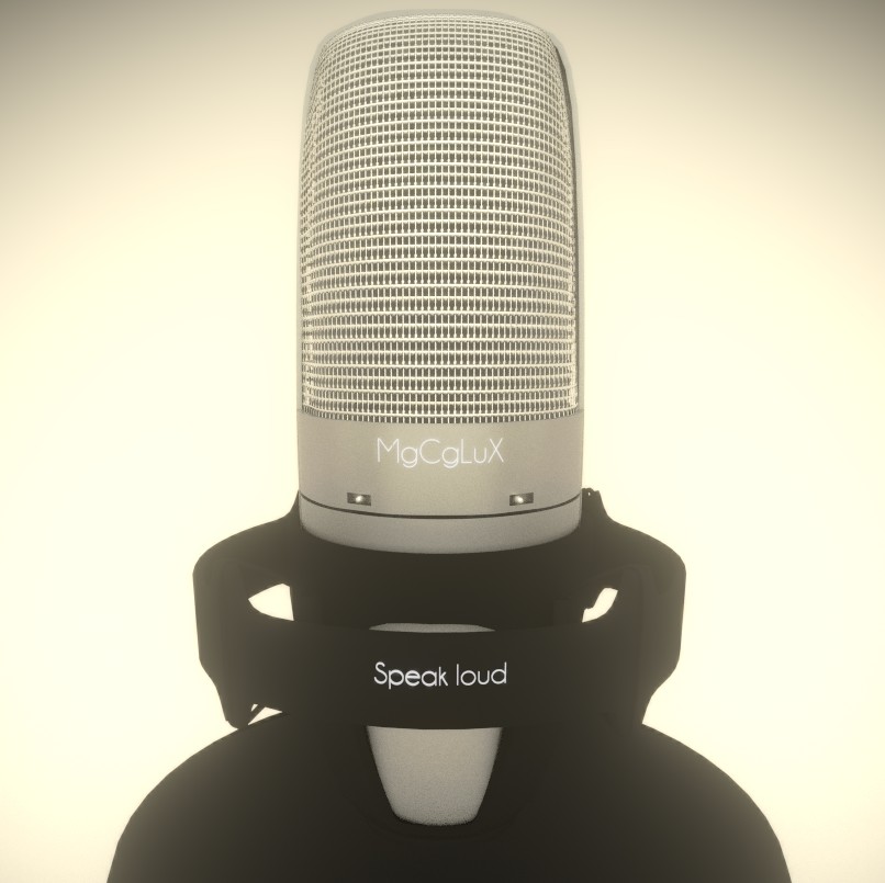 Low Poly Microphone preview image 1